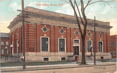 Post Office Rome, New York Postcard