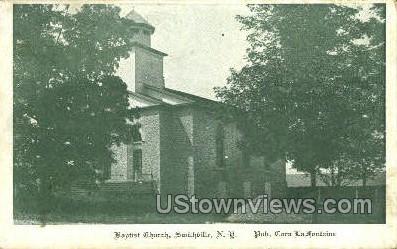 Baptist Church - Smithville, New York NY Postcard