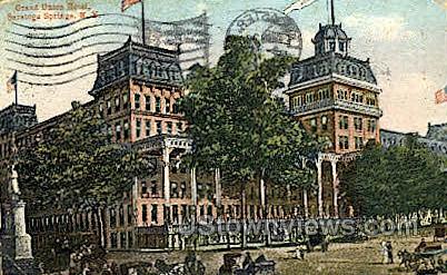 Grand Union Hotel - Saratoga Springs, New York NY Postcard
