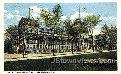 Grand Union Hotel - Saratoga Springs, New York NY Postcard