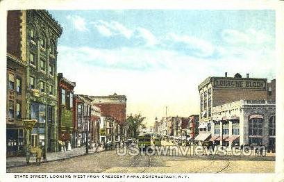 State Street - Schenectady, New York NY Postcard