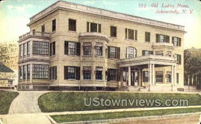 Old Ladies Home - Schenectady, New York NY Postcard