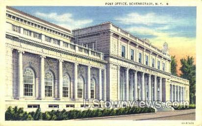 Post Office - Schenectady, New York NY Postcard