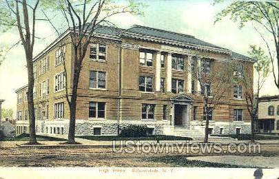 High School, Schenectady - New York NY Postcard