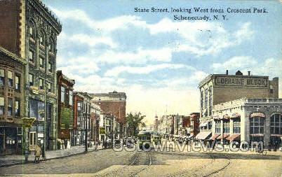 State Street - Schenectady, New York NY Postcard