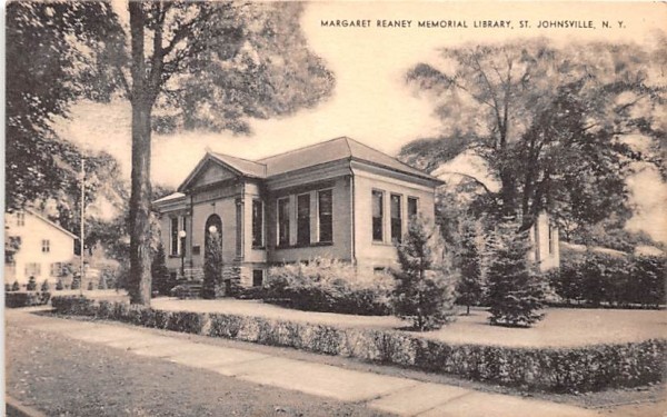 Margaret Reaney Memorial Library St Johnsville, New York Postcard