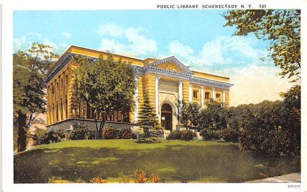 Public Library Schenectady, New York Postcard