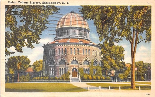Union College Library Schenectady, New York Postcard
