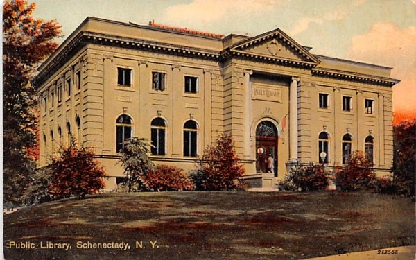 Public Library Schenectady, New York Postcard