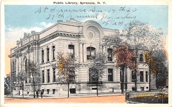 Public Library Syracuse, New York Postcard
