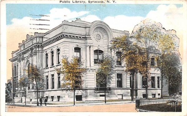 Public Library Syracuse, New York Postcard