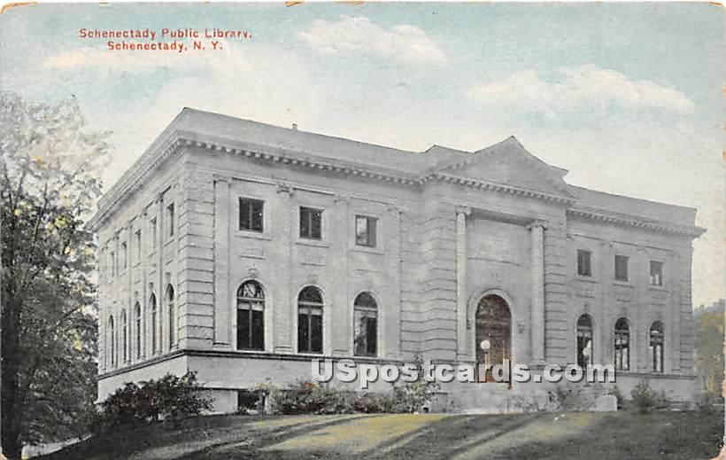 Schenectady Public Library - New York NY Postcard