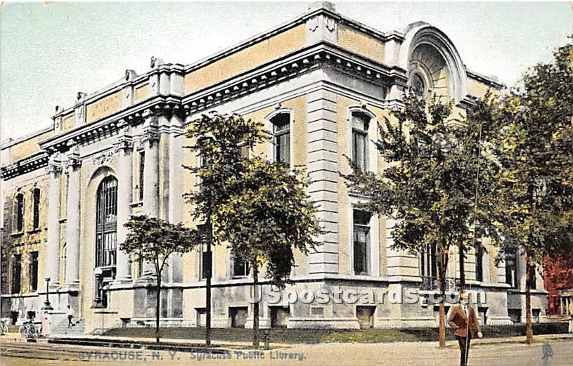 Syracuse Public Library - New York NY Postcard