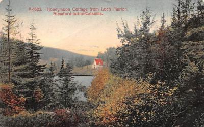 Honeymoon Cottage from Loch Marion Stamford, New York Postcard