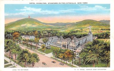 Hotel Maselynn Stamford, New York Postcard