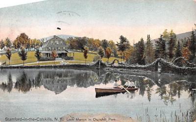Loch Marion Stamford, New York Postcard