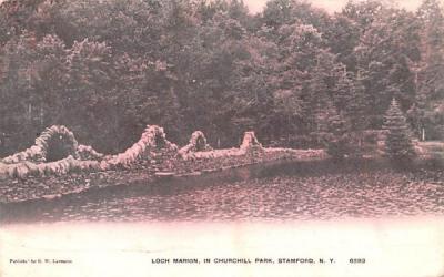 Loch Marion Stamford, New York Postcard