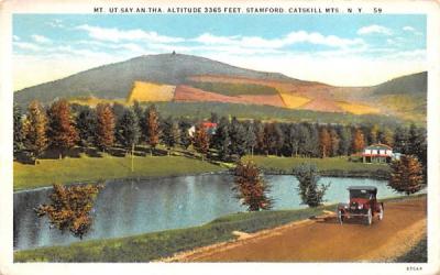 Mt Ut-Say-An-Tha Stamford, New York Postcard