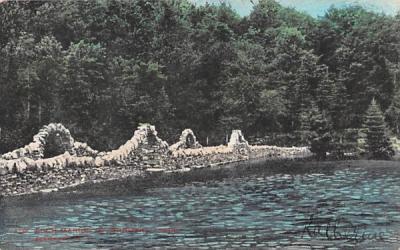 Loch Marion in Churchill Park Stamford, New York Postcard
