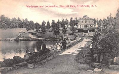 Windemere & Lochmarion Stamford, New York Postcard