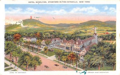 Hotel Maselynn Stamford, New York Postcard