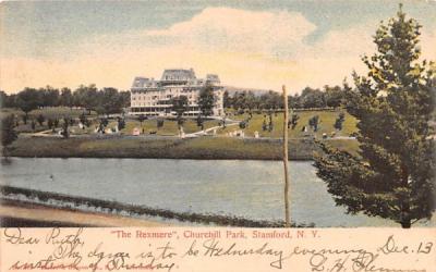 Rexmere, Churchill Park Stamford, New York Postcard