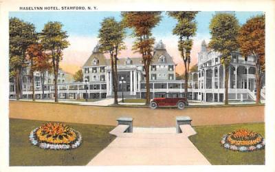 Maselynn Hotel Stamford, New York Postcard