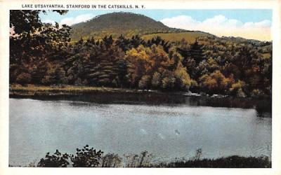 Lake Utsayantha Stamford, New York Postcard