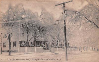 Ye Old Delaware Inn Stamford, New York Postcard