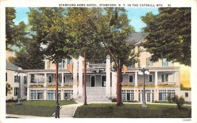 Stamford Arms Hotel New York Postcard