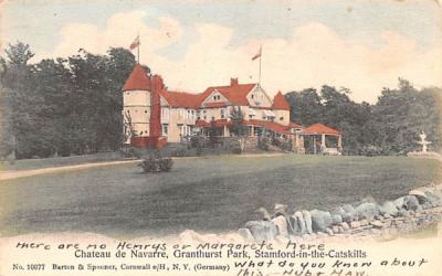 Chateau De Navarre Stamford, New York Postcard