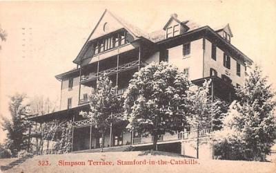 Simpson Terrace Stamford, New York Postcard