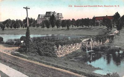 Rexmere & Churchill Park Stamford, New York Postcard