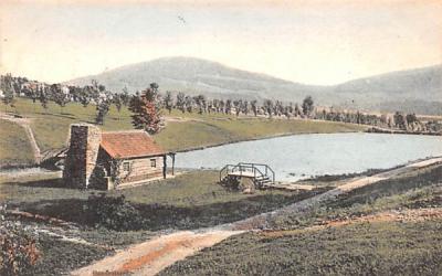 Loch Vesta, Trappers Lodge Stamford, New York Postcard