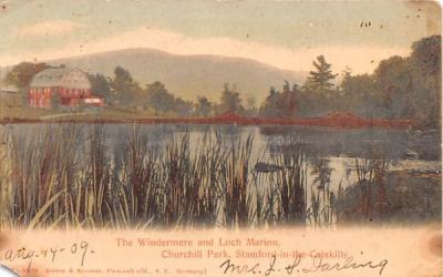 Windermere & Loch Marion Stamford, New York Postcard