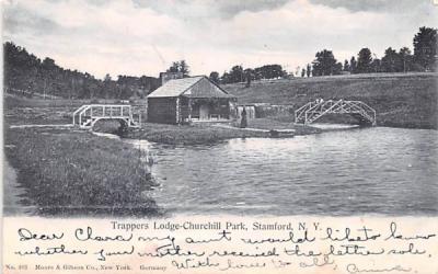 Trappers Lodge Stamford, New York Postcard
