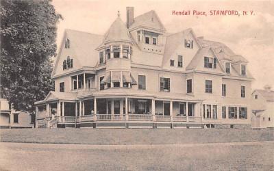 Kendall Place Stamford, New York Postcard