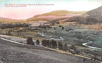 Big Bend of the Delaware River & Mt Utsayantha Stamford, New York Postcard