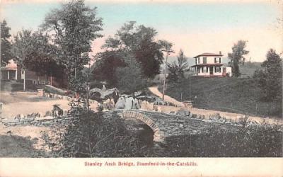 Stanley Arch Bridge Stamford, New York Postcard
