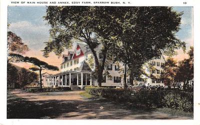 Main House & Annex Sparrowbush, New York Postcard