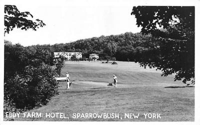 Eddy Farm Hotel Sparrowbush, New York Postcard
