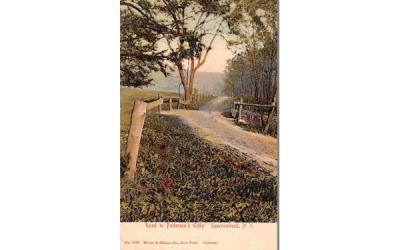 Road to Patterson's Eddy Sparrowbush, New York Postcard