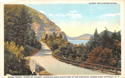 Hudson River Storm King, New York Postcard
