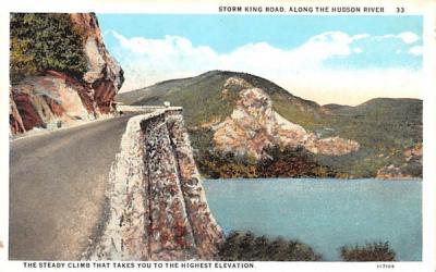 Storm King Road New York Postcard