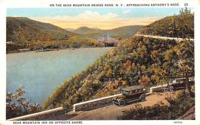 Bear Mountain Bridge Road Storm King, New York Postcard