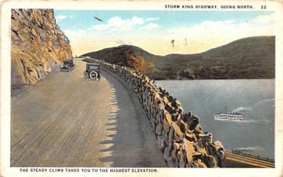 Storm King Highway New York Postcard