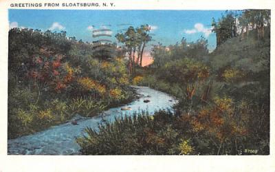 Greetings from  Sloatsburg, New York Postcard