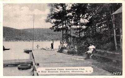 American Canoe Association Club Sloatsburg, New York Postcard