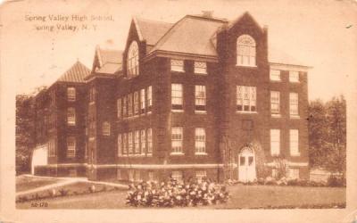 Spring Valley High School New York Postcard