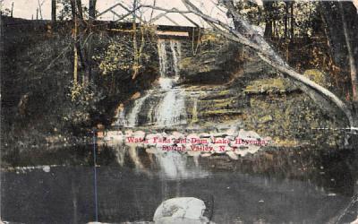 Water Falls & Dam Spring Valley, New York Postcard